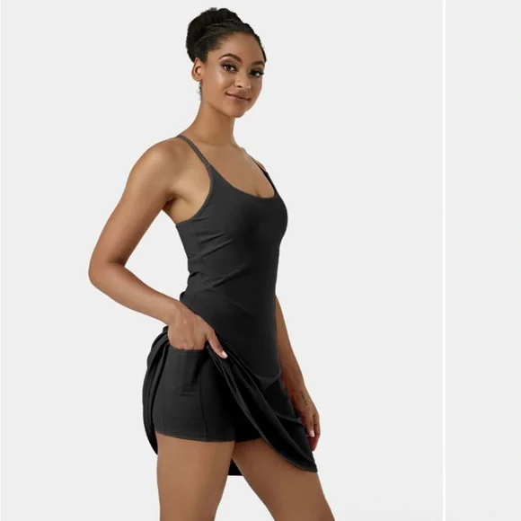 HALARA Dresses Halara Exercise Dress Softlyzero Airy Backless